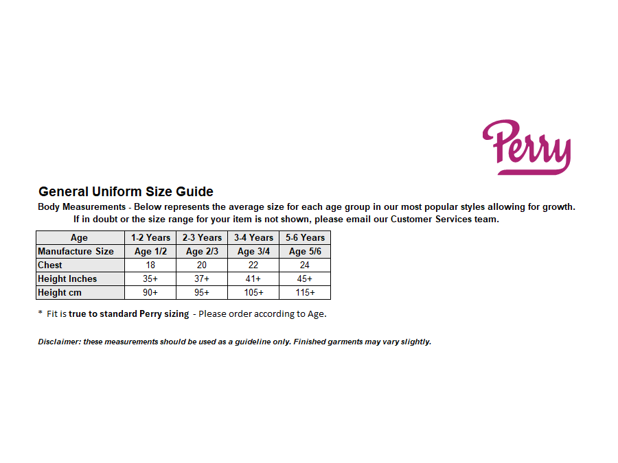 Sizing Guide